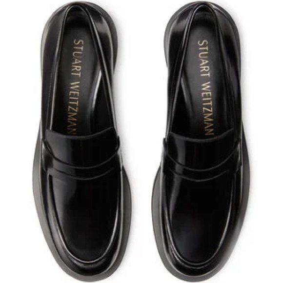 Stuart Weitzman Black Loafers - Picture 2 of 7